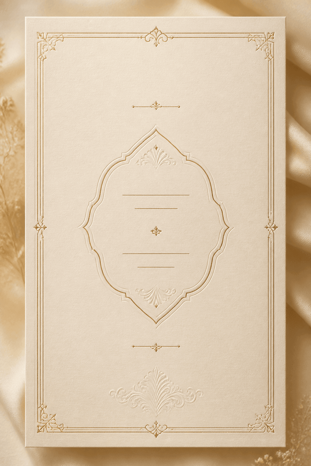 Éternel wedding invitation design